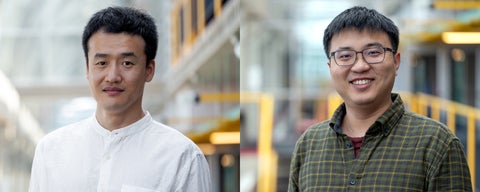 Professors Chengnian Sun and Hongyang Zhang in the Davis Centre