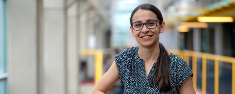 Professor Mina Tahmasbi Arashloo in Davis Centre