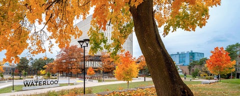 University of Waterloo in the fall