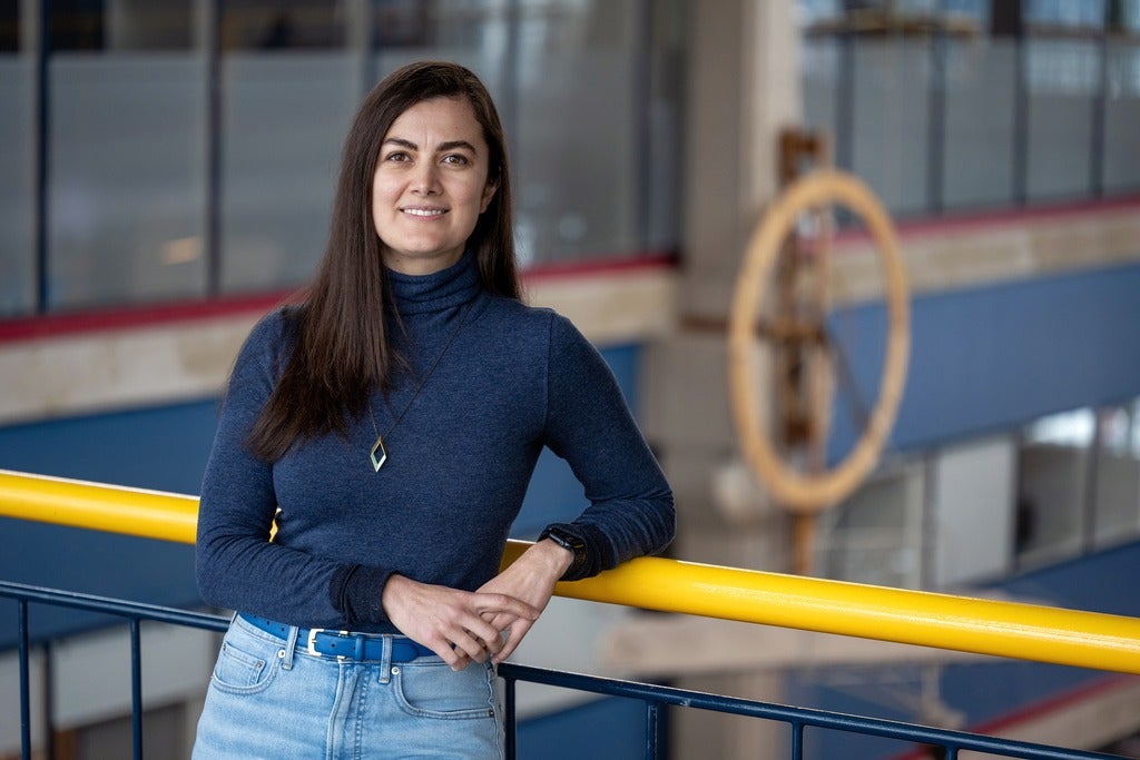 Professor Ana Crisan in the Davis Centre