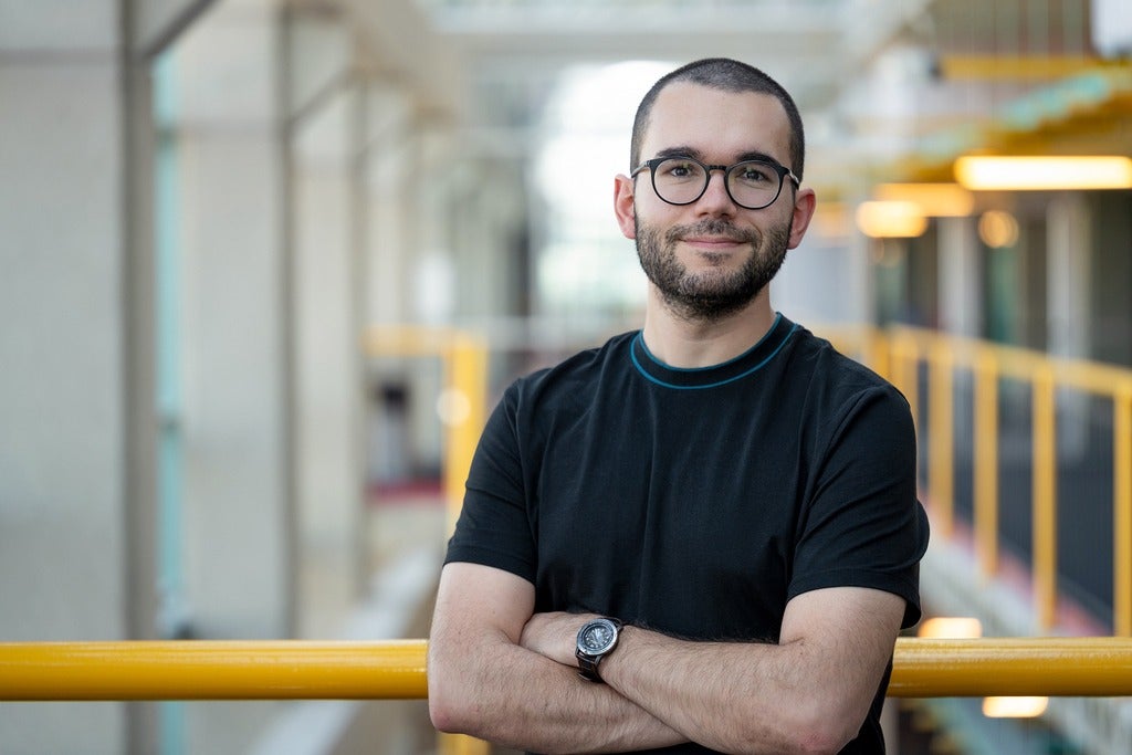Professor Diogo Barradas in Waterloo's Davis Centre
