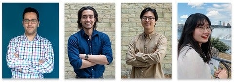 Professor Ali Abedi, Gunesh Pinar, Ku Young Shin and Xiaoyu Wu