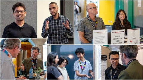 a collage of images from the Cheriton Research Symposium