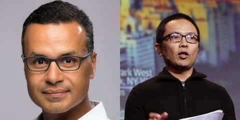 photo of Ihab Ilyas and Ben Lorica