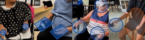 people using virtual reality to play games