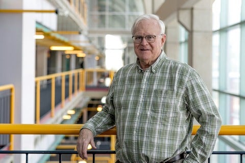 Professor Emeritus Doug Stinson in Davis Centre LTA from CS-Can