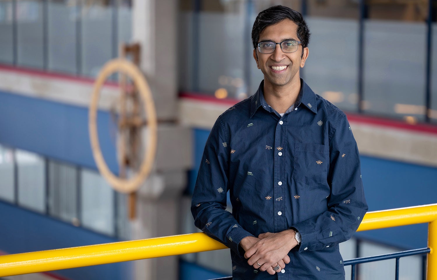photo of Professor Gautam Kamath in the Davis Centre