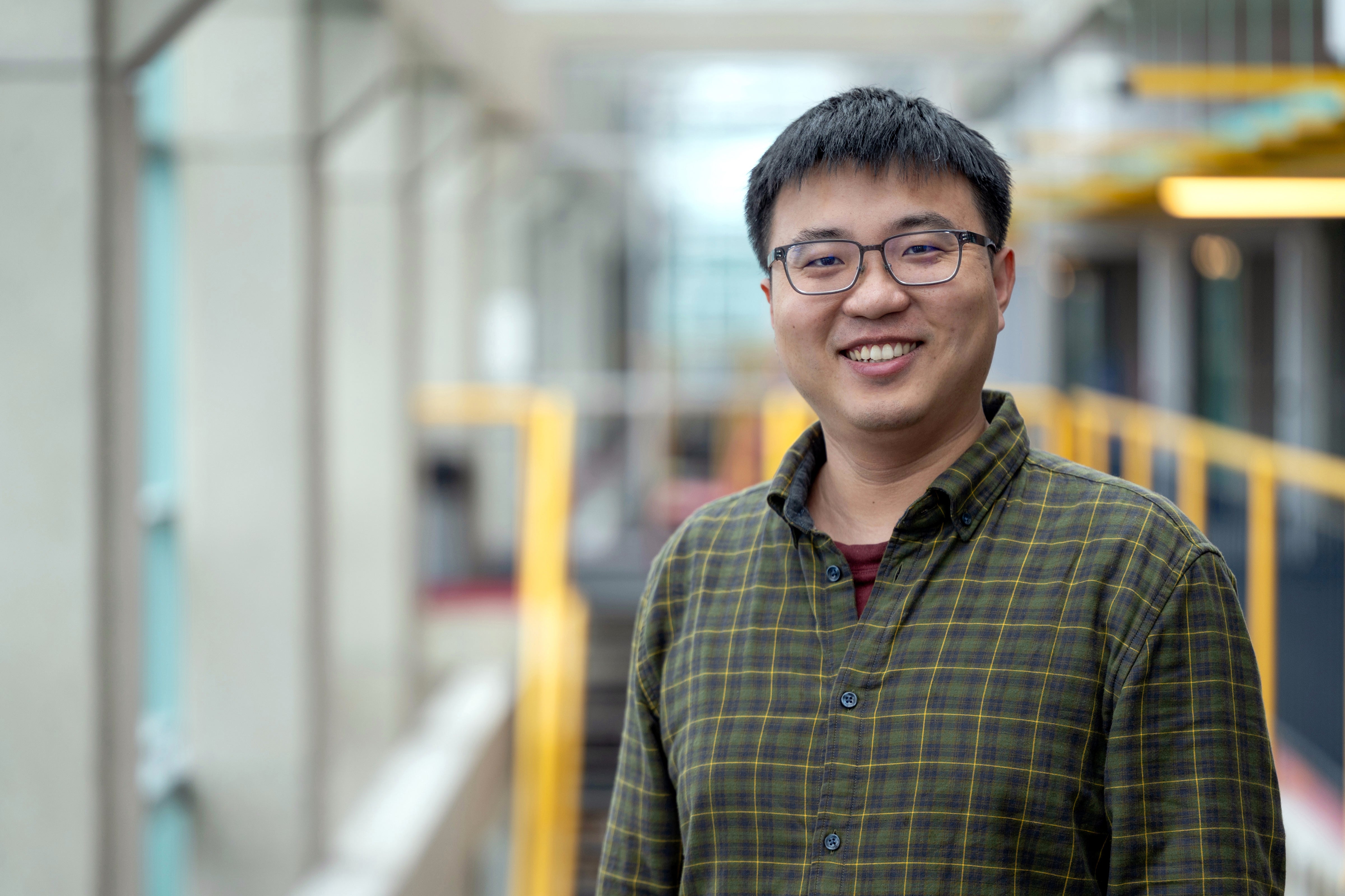 Professor Hongyang Zhang in the Davis Centre