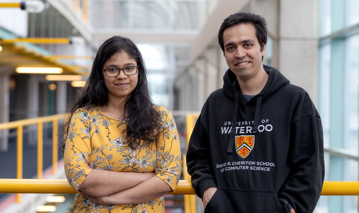photo of Janani Sundaresan and Sepehr Assadi