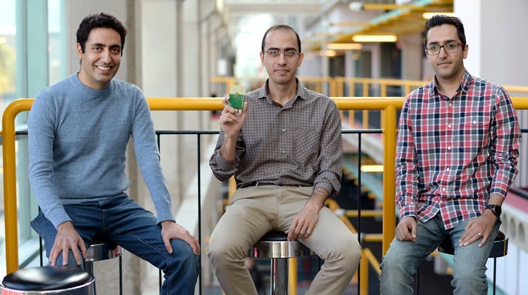 photo of Omid Abari, Mohammad Mazaheri and Ali Abedi