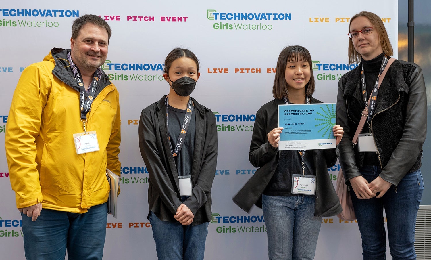 photo of Team EJ with mentors