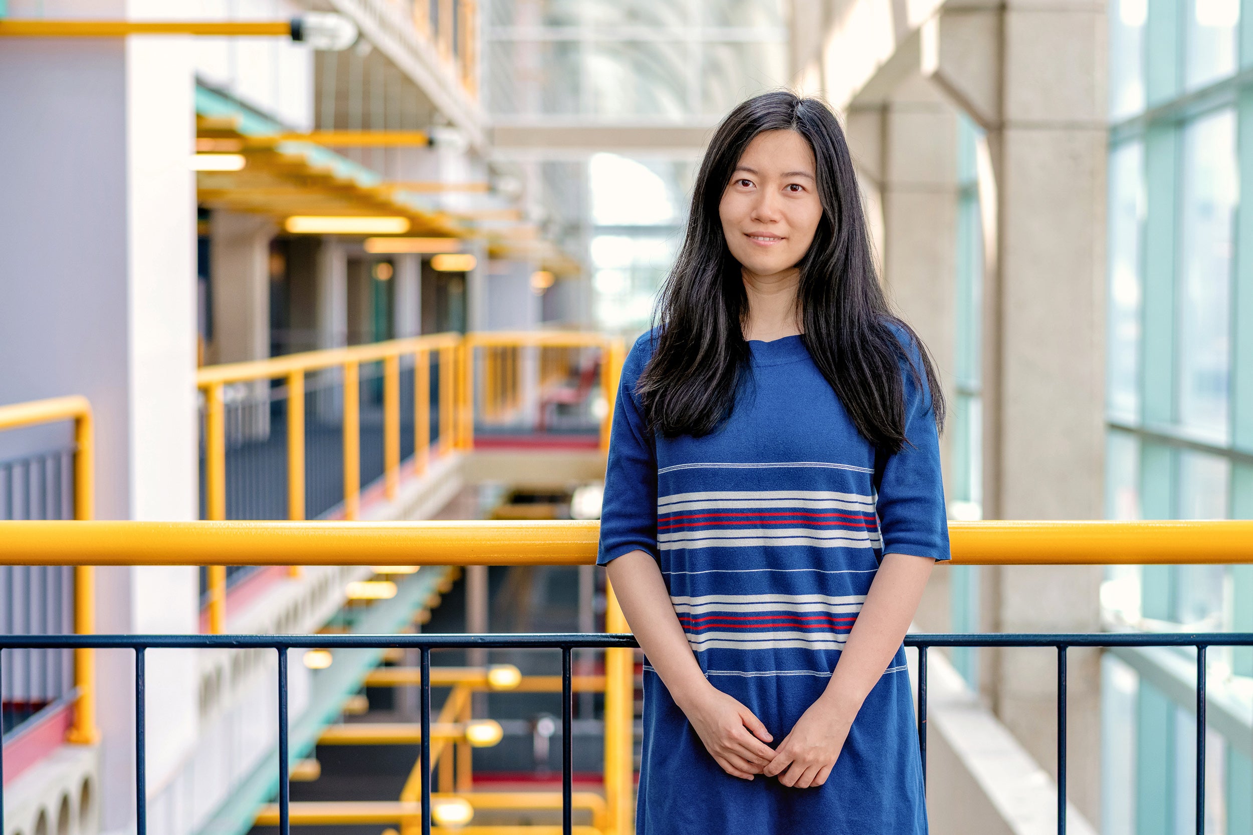 Professor Xiao Hu in the Davis Centre